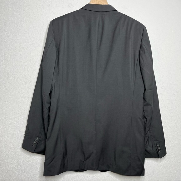 Jil Sander Men Blazer Jacket 52 Gray Wool Mohair‎ Black Label Made in Italy XL - Picture 14 of 15